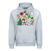Heather Grey nurse christmas Urban Hoodie - MaliasSmallBusiness