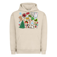Pigment French Oak nurse christmas Urban Hoodie - MaliasSmallBusiness