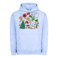 Pigment Grape Ice nurse christmas Urban Hoodie - MaliasSmallBusiness