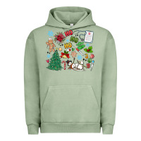 Pigment Oil Green nurse christmas Urban Hoodie - MaliasSmallBusiness