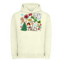 Pigment Pistachio nurse christmas Urban Hoodie - MaliasSmallBusiness