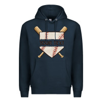Navy preview custom baseball Premium Hoodie - MaliasSmallBusiness