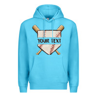 Ocean Blue preview custom baseball Premium Hoodie - MaliasSmallBusiness