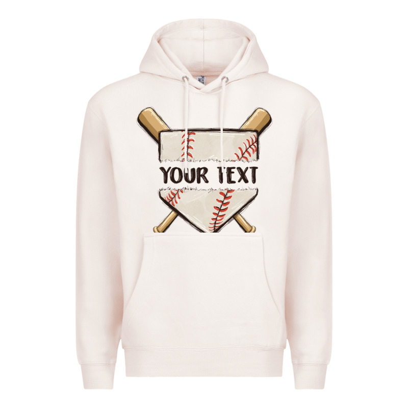 Preview Custom Baseball Premium Hoodie by MaliasSmallBusiness | Teevron