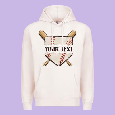 Preview Custom Baseball Premium Hoodie Designed By Maliassmallbusiness