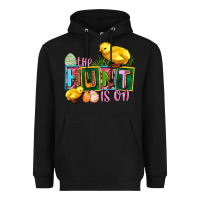 Black the hunt is on Heavyweight Hoodie - AdoDesignShop