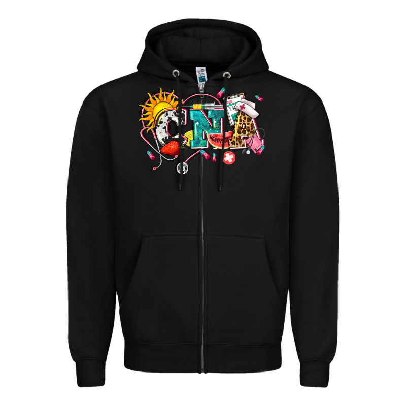 Summer Cna Zipper Hoodie by Zillion Design Studio | Teevron