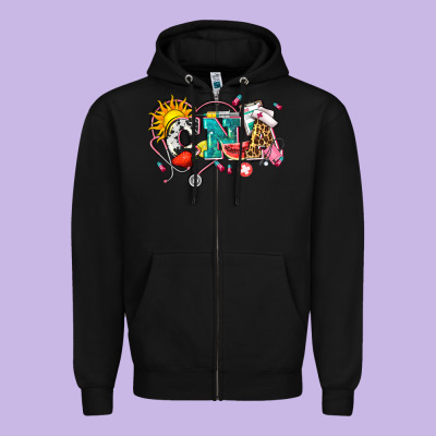 Summer Cna Zipper Hoodie Designed By Zillion Design Studio