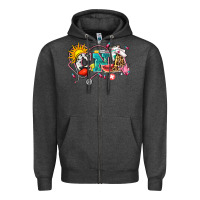 Charcoal Heather summer cna Zipper Hoodie - Zillion Design Studio
