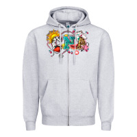 Heather Grey summer cna Zipper Hoodie - Zillion Design Studio