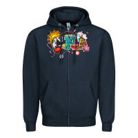 Navy summer cna Zipper Hoodie - Zillion Design Studio