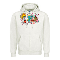 Oatmeal Heather summer cna Zipper Hoodie - Zillion Design Studio