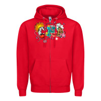 Red summer cna Zipper Hoodie - Zillion Design Studio