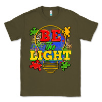 Army Green be the light Classic Tee - Zillion Design Studio