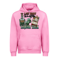 Fuchsia Pink last night we let the liquor talk cowboy western c Urban Hoodie - NancyCooperArtShop