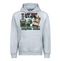 Heather Grey last night we let the liquor talk cowboy western c Urban Hoodie - NancyCooperArtShop