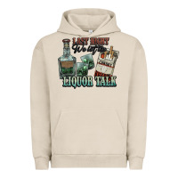 Pigment French Oak last night we let the liquor talk cowboy western c Urban Hoodie - NancyCooperArtShop