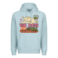 Blue Mist 100 days y'all malia Premium Hoodie - MaliasSmallBusiness