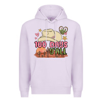 Lilac 100 days y'all malia Premium Hoodie - MaliasSmallBusiness