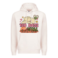 Pale Pink 100 days y'all malia Premium Hoodie - MaliasSmallBusiness
