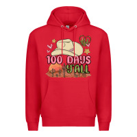 Red 100 days y'all malia Premium Hoodie - MaliasSmallBusiness