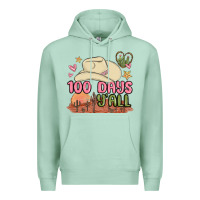 Seafoam 100 days y'all malia Premium Hoodie - MaliasSmallBusiness