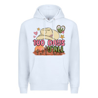 White 100 days y'all malia Premium Hoodie - MaliasSmallBusiness