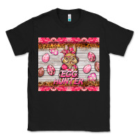 Black easter pink camouflage egg hunter  bunny Classic Tee - BarkalooDesign