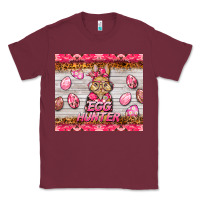 Burgundy easter pink camouflage egg hunter  bunny Classic Tee - BarkalooDesign