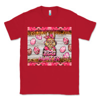 Red easter pink camouflage egg hunter  bunny Classic Tee - BarkalooDesign