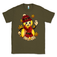 Army Green Softball Christmas With Hat And Glove Classic Tee - FaDigitalArtStudio