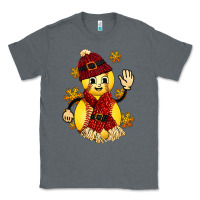 Charcoal Heather Softball Christmas With Hat And Glove Classic Tee - FaDigitalArtStudio