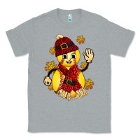 Heather Grey Softball Christmas With Hat And Glove Classic Tee - FaDigitalArtStudio