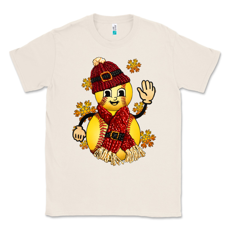 Softball Christmas With Hat And Glove Classic Tee by FaDigitalArtStudio | Teevron