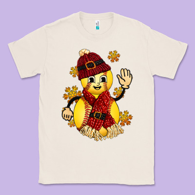 Softball Christmas With Hat And Glove Classic Tee Designed By Fadigitalartstudio