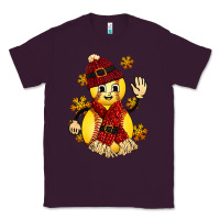 Plum Softball Christmas With Hat And Glove Classic Tee - FaDigitalArtStudio