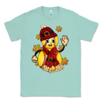 Seafoam Softball Christmas With Hat And Glove Classic Tee - FaDigitalArtStudio