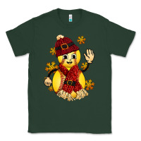 Sports Green Softball Christmas With Hat And Glove Classic Tee - FaDigitalArtStudio