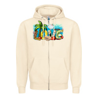 Sandshell love summer teacher Zipper Hoodie - Zillion Design Studio