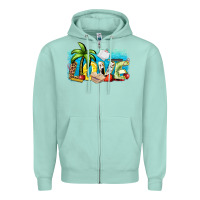 Seafoam love summer teacher Zipper Hoodie - Zillion Design Studio