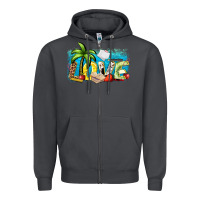 Smoke love summer teacher Zipper Hoodie - Zillion Design Studio