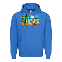 True Royal love summer teacher Zipper Hoodie - Zillion Design Studio
