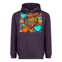 Plum teacher hearts Heavyweight Hoodie - JahusDesignShop