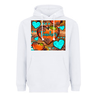 White teacher hearts Heavyweight Hoodie - JahusDesignShop
