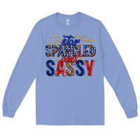 Colony Blue star spangled and sassy billie wilder Long Sleeve Tee - texasbilliewilder