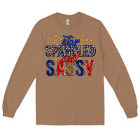 Toasted Coconut star spangled and sassy billie wilder Long Sleeve Tee - texasbilliewilder