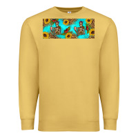 Antique Gold skeleton coffee and coffee plants 11 oz Premium Sweatshirt - Artiststas