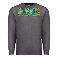 Charcoal Heather skeleton coffee and coffee plants 11 oz Premium Sweatshirt - Artiststas