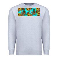 Heather Grey skeleton coffee and coffee plants 11 oz Premium Sweatshirt - Artiststas