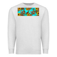 Oatmeal Heather skeleton coffee and coffee plants 11 oz Premium Sweatshirt - Artiststas